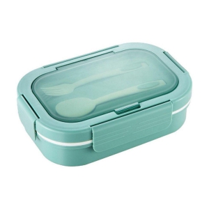 SHARUJA - 3 Compartment Lunch Box Polypropylene School Lunch Boxes 1 Container ( Pack of 1 )