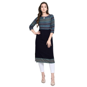 SHOPPING QUEEN Women Rayon Straight Kurta