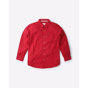 Mens Plane Casual Shirts red color