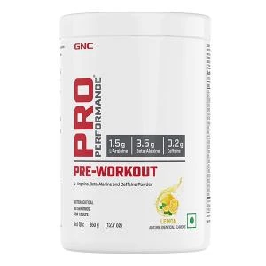 GNC PP Pre Workout 360g Lemon (30 Serving)