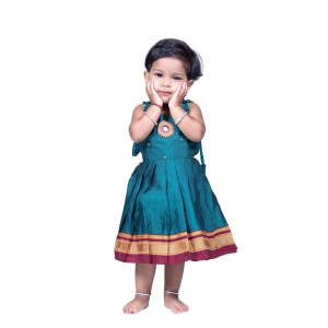 Green Khun frock for girls