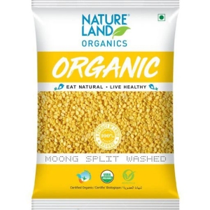 Natureland Organics Moong Split Washed, 1 Kg