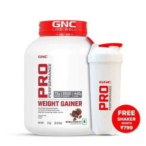 GNC Pro Performance Weight Gainer 3 KG Double Chocolate