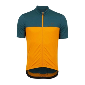 Pearl Izumi Quest Mens  Jersey - Sunfire/Dark Spruce-M