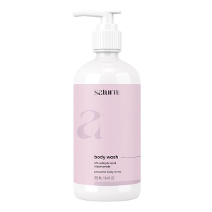 Saturn by GHC 2% Salicylic Acid Body Wash for Women with Niacinamide, Glycerine (Pack of 1 - 250 ml)