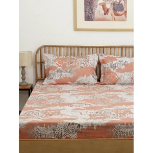 Mashak Pink Fitted Sheet with Pillow Cover-Fitted