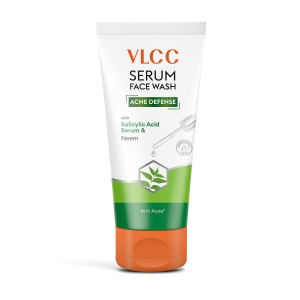 VLCC Serum Facewash - 100 ml | with Salicylic Acid Serum & Neem to Prevent Acne| Dermatologically Tested | Kills 99% germs that cause acne