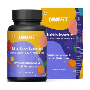 Unifit Multivitamin Capsules for Men and Women with Daily Minerals for Stamina & Immunity, Strong Hair & Skin (60 Capsules)