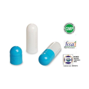 BioMed Empty Gelatin Capsules skyblue/white size 00 Capsule 1000 no.s