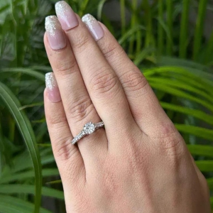 Vs sterling silver cocktail ring 132-20