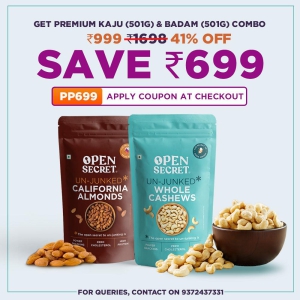 Dry Fruits Combo (Almonds+ Cashews)  (501g each)