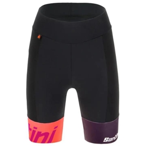 Santini Ironman Cupio Tri Shorts-Black/Red / XL