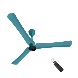 Atomberg Renesa+ 1200 mm BLDC Motor with Remote 3 Blade Ceiling Fan (Aegean Blue, Pack of 1)