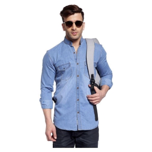 Hangup Denim Blue Shirt - None