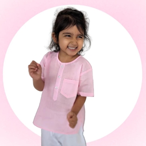 Malmal Night Wear for Kids | Pastel Pink-9-10Y