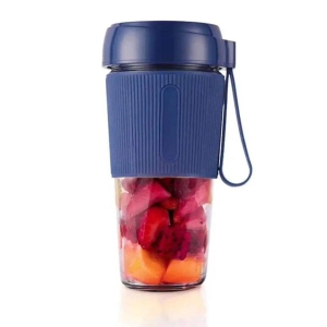 Elina Personal Portable Blender/Shaker | SS Blades | 450ML | Compact | On the go USB Rechargeable | In-built Battery