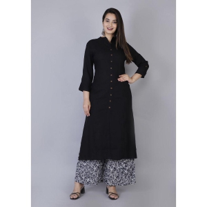 doriya-black-a-line-rayon-womens-stitched-salwar-suit-pack-of-1-l