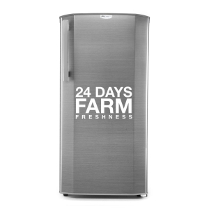 Godrej 180 L 5 Star Inverter, Turbo Cooling Technology, With 24 Days Farm Freshness Direct Cool Single Door Refrigerator (RD EDGENEO 207E THI JT ST, Jet Steel)