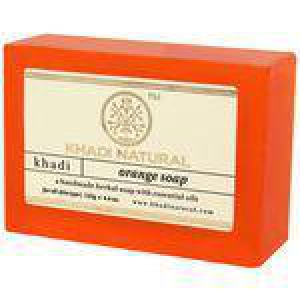 Khadi Natural Orange Handmade Herbal Soap 125 G