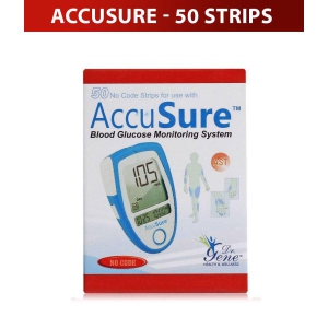 Accusure 50 Glucometer Strips Pack Only Expiry March 2024