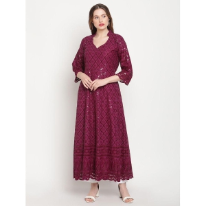 queenley-purple-cotton-womens-flared-kurti-none