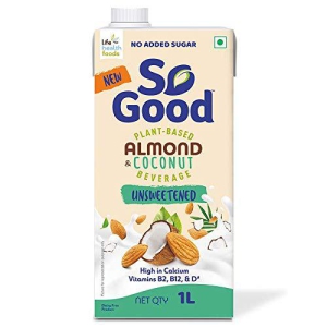 So Good Almond Coconut Unsweetened 1L