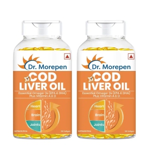 Cod Liver Oil Capsules pack of 2