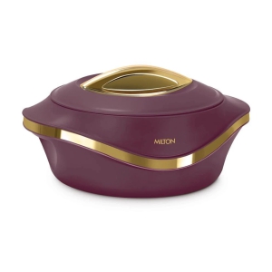 Milton Pearl 1000 Inner Stainless Steel Casserole, 860 ml, Maroon - Maroon