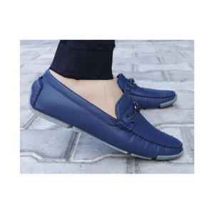 Aadi Blue Loafers - 10