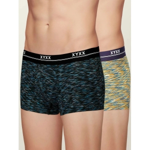 XYXX - Multicolor Modal Mens Trunks ( Pack of 2 ) - None