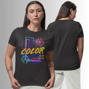 Color Your World Black T-Shirt-Black / XL-40