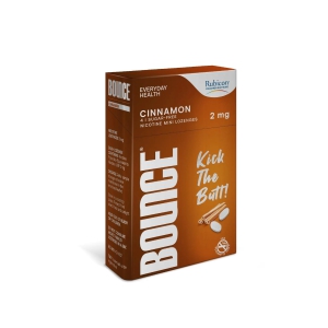 BOUNCE Nicotine Mini Lozenge 2 mg | Cinnamon Flavour, Sugar Free | Helps Quit Smoking | 1 Pack of 4 count