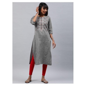 alena-grey-cotton-womens-straight-kurti-s