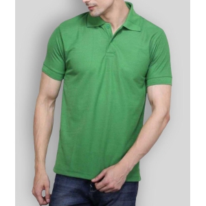 SKYRISE - Green Cotton Blend Slim Fit Men's Polo T Shirt ( Pack of 1 ) - None