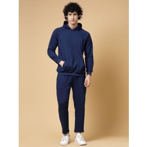 Rigo - Blue Fleece Regular Fit Mens Tracksuit ( Pack of 1 ) - None