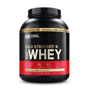 Optimum Nutrition Gold Standard 100% Whey Protein-2.5 kg / Vanilla Ice cream