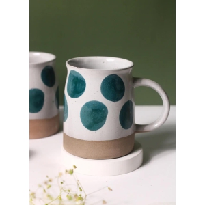 Green Polka Mug