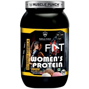 Muscle Punch - Women Protein Fat Loss Whey Protein Powder ( 1 kg , American Ice Cream - Flavour )