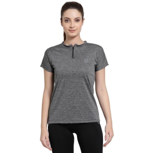 Uzarus Grey Polyester Tees - Single - None