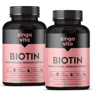 Plant Based Biotin Tablets-Pack of 3