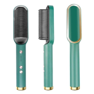 Professional Hair Straightener Tourmaline Hair Curler Brush Hair Comb