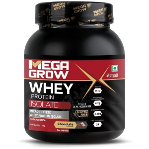 MEGAGROW Whey Protein (Powder) Isolate - Chocolate Flavor - 1 kg