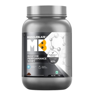 MuscleBlaze Biozyme Performance Whey-1 kg / Rich Chocolate