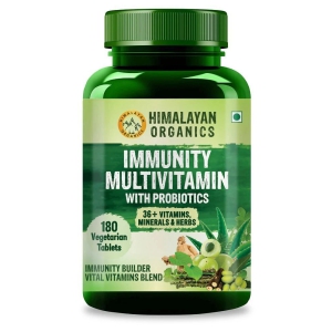 Himalayan Organics Immunity Multivitamin with Probiotics Men & Women 180 Tablet