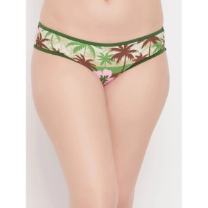 Clovia - Green Nylon Printed Womens Bikini ( Pack of 1 ) - None