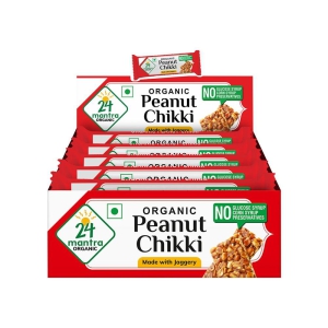 24 mantra Peanut Chikki 20 g Pack of 10