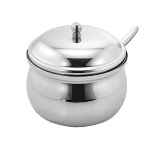 VINAYAK Stainless steel Ghee Pot, Oil Pot, Ghee Storage Container, Ghee Serving Container 350 Ml