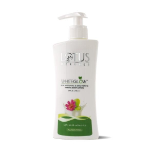 Lotus Herbals White Glow Skin Whitening  Brightening Hand Body Lotion300ML