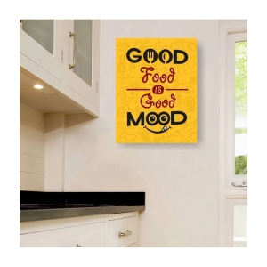 Asmi Collection Good Food is Good Mood Self Adhesive Wall Sticker ( 40 x 30 cms )