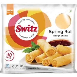 SWITZ SPRING ROLL SHEETS 6*6 275GMS